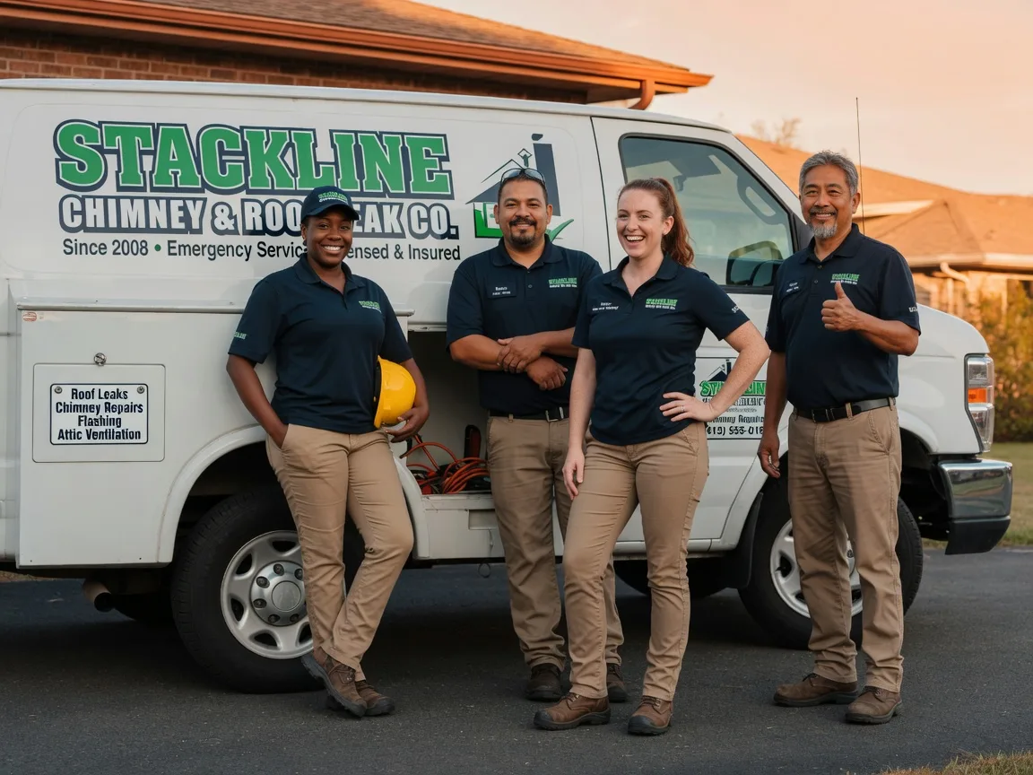 Chimney flashing repair company in Black, MO